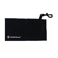 Smith & Wesson Safety Glasses Carrying Pouch with Belt Clip, 4.25 x 0.25 x 4.25, Black, 12/Carton (19941)