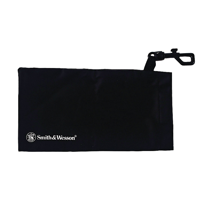 Smith & Wesson Safety Glasses Carrying Pouch with Belt Clip, 4.25 x 0.25 x 4.25, Black, 12/Carton (19941)