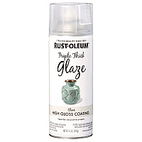 Rust-Oleum Specialty Triple Thick Glaze Spray Paint, High Gloss Clear, 12 oz Aerosol Can (301416EA)
