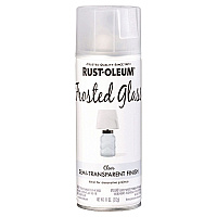 Rust-Oleum Specialty Frosted Glass Spray Paint, Matte Clear, 11 oz Aerosol Can, 6/Carton (342600)