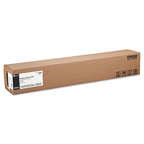 Epson Exhibition Canvas, 23 mil, 36" x 40 ft, Satin White (S045251)