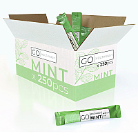 Go Mouthwash Individual Mouthwash Packets, Mint Flavor, 0.37 oz Packet, 250/Box (MW250)