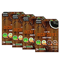 Keurig Decaf Variety Coffee K-Cups, Assorted Flavors, 96/Carton (9977CT)