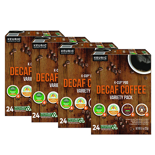 Keurig Decaf Variety Coffee K-Cups, Assorted Flavors, 96/Carton (9977CT)
