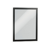 Durable DURAFRAME MAGNETIC Sign Holder Frame, 13.39 x 17.87, Black Frame, 2/Pack (464701)