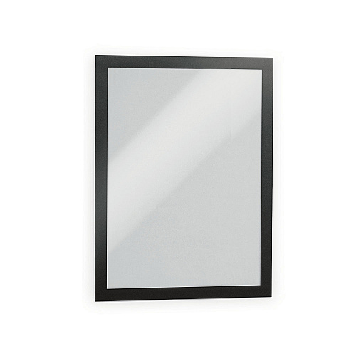 Durable DURAFRAME MAGNETIC Sign Holder Frame, 13.39 x 17.87, Black Frame, 2/Pack (464701)