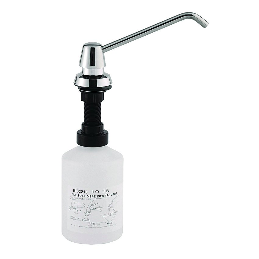 Bobrick Bottle Cap for B-22 Soap Dispenser, Black (82294)