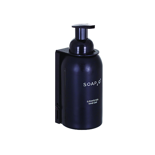 SOAP2O Dispenser Bottle, 350 mL, Black, 30/Carton (S2OMD350BD)
