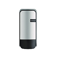 SOAP2O Wall Mounted Dispensers, 1,000 mL, 5 x 5 x 11, Black/Faux Stainless Steel, 42/Carton (2100BS13SPR)