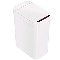HLS Commercial Plastic Sensor Trash Can, 3 gal, Plastic, White (HLSSP03WW)