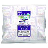 YumEarth Organic Fruit Pack Snacks, Assorted Flavors, 0.7 oz Bag, 35/Carton (22002293)