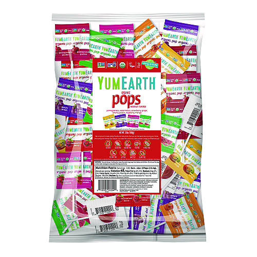 YumEarth Lollipops, Assorted Flavors, 3.5 lb Bag, 250 Pieces (22002296)