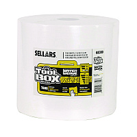 Sellars Absorbent Materials TOOLBOX WaterWeave T600 Wipers, 1-Ply, 11.8 x 12.8, White, 1,100 Sheets/Roll (68300)