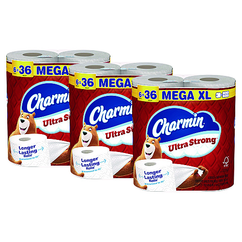 Charmin&reg; Ultra Strong Standard Toilet Paper, 2-Ply, 330 Sheets,18 Rolls (13449)