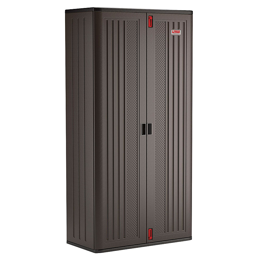 Suncast Commercial Mega Tall Storage Cabinet, 40 x 20.25 x 80.25, Gray (BMCCPD8004)
