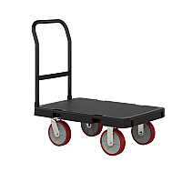 Suncast Commercial Resin Platform Truck, 1,600 lb Capacity, 24" x 36", Black (PDPT2436)