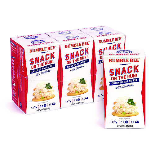 Bumble Bee Snack on the Run Chicken Salad Kit with Crackers, 3.5 oz Box, 6/Carton (22002355)