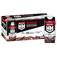Muscle Milk Genuine Chocolate Protein Shake, 11 oz Carton, 18/Carton (22002378)