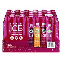 Sparkling ICE Fruit Frenzy Variety Pack, Assorted Flavors, 17 oz Bottle 24/Carton (22002383)