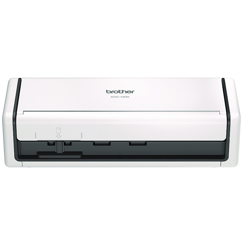 Brother ADS-1300 Compact Desktop Scanner, 600 dpi x 600 dpi Optical Resolution, 20-Sheet Duplex Auto Document Feeder