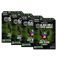 Black Rifle Coffee Company Just Black Coffee K-Cups, 88/Carton (0547CT)