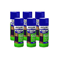 Rust-Oleum Specialty No Hunting Purple Spray Paint, Flat No Hunting Purple, 12 oz Aerosol Can, 6/Carton (270970CT)