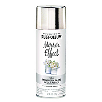 Rust-Oleum Specialty Mirror Effect Spray Paint, High Gloss Mirror, 6 oz Aerosol Can (301494)