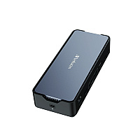 Verbatim USB-C Pro Docking Station 15-in-1 SSD Enclosure, Audio/DisplayPort/HDMI/Micro SD/NVMe/RJ45/SD/USB-A/USB-C/SATA, Gray (32173)