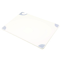 San Jamar Saf-T-Grip Cutting Board, Plastic, 24 x 18 x 0.5, White (CBG182412WH)