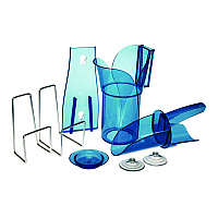 Saf-t-scoop And Guardian System For Ice Machines, Transparent Blue, 50/carton