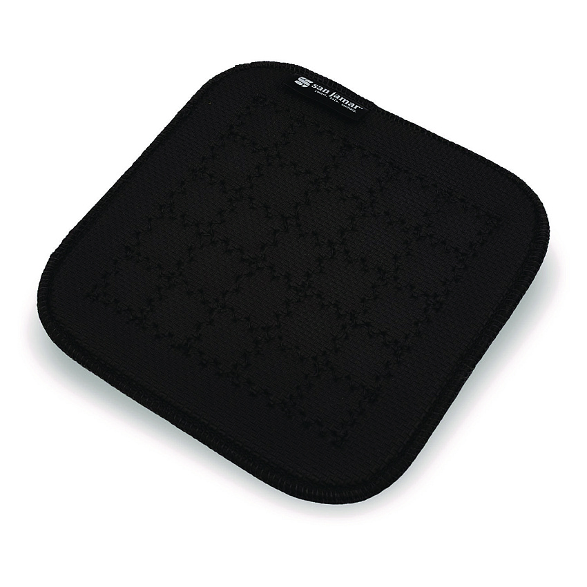 San Jamar Ultigrip Hot Pad, 11.5", Neoprene, Black (UHP77BK)