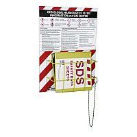 AbilityOne 7510016236238, SKILCRAFT Global Harmonized System Information and Safety Data Sheet Center Kit, 24 x 3 x 18, Yellow/Red/White