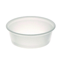Pactiv Plastic Portion Cup, 1.5 oz, Translucent, 125/Sleeve, 20 Sleeves/Carton (SPP150)