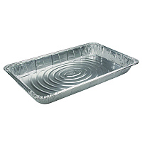 Pactiv Aluminum Steam Table Pan, Full-Size Medium, 2.2
