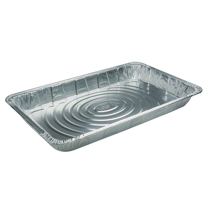 Pactiv Aluminum Steam Table Pan, Full-Size Medium, 2.2" Deep, 19.6 x 11.6, 40/Carton (Y6120XH)