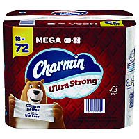Charmin&reg; Ultra Strong Standard Toilet Paper, 2-Ply, 220 Sheets, 18 Rolls (11105)