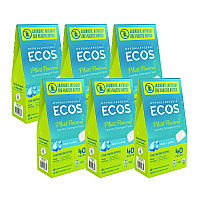 ECOS PRO Laundry Detergent Packs, Free and Clear, 40 Pods/Pack, 6 Packs/Carton (963706CT)