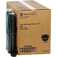 Pactiv Plastic Portion Cup, 3.25 oz, Black, 3,000/Carton (YSPP300EA)