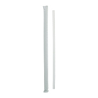 Pactiv Giant Paper-Wrapped Straw, 10.25", Translucent, 1,800/Carton (YSTWG1026)