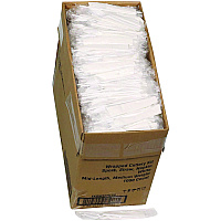 Pactiv Fieldware Cutlery Kit, Mediumweight, Napkin/Spork/Straw, Plastic, White, 1,000/Carton (FKQWSCHLCH)
