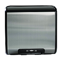 Bobrick TrimLineSeries QuietDry Surface-Mounted ADA Automatic Hand Dryer, 115 V, Satin Stainless Steel (7128)