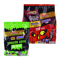 Mars Mixed Chocolate Variety, Halloween Bundle, Chocolate, Two Bags, 155 Pieces (60004106)