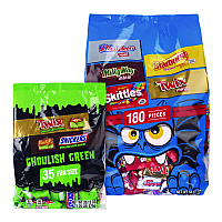 Mars Mixed Chocolate and Sugar Variety, Halloween Bundle, 2 Bags, 215 Pieces (60004104)