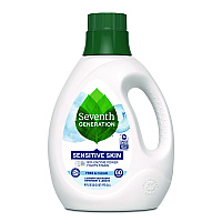 Seventh Generation Natural Liquid Laundry Detergent, Sensitive Skin Free and Clear, 90 oz Bottle, 4/Carton (68748039)