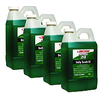 Betco Daily Scrub SC Floor Cleaner, Characteristic Scent, 2 L Bottle, 4/Carton Ready-To-Use - 320 fl oz (10 quart) - 320 oz (20 lb) - Unscented - Green - 4 / Carton (1884700)