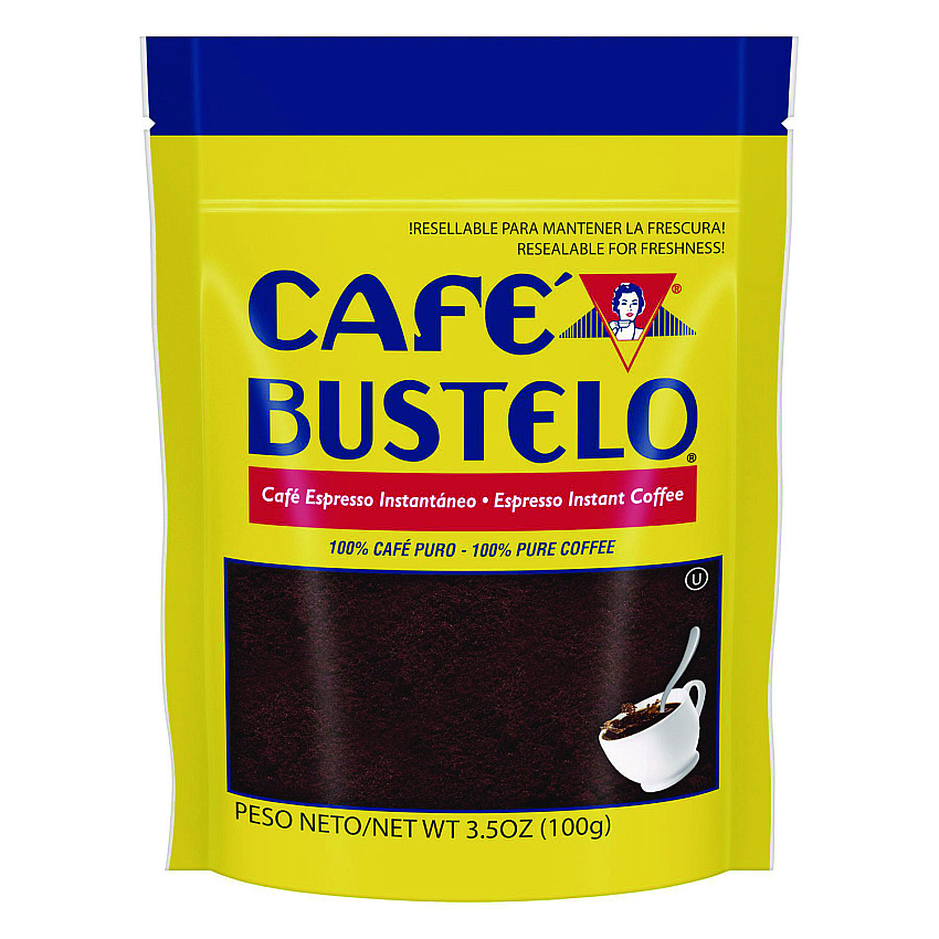 Folgers Cafe Bustelo Instant Coffee, Espresso, 3.5 oz Packet (11167)
