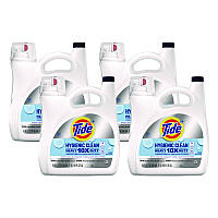 Tide Hygienic Clean Heavy 10x Duty Liquid Laundry Detergent, Unscented, 146 oz Bottle (3077209452)