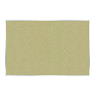 Ghent Vinyl Bulletin Board with Aluminum Frame, 87.91" x 48.5", Caramel Surface, Satin Aluminum Frame (AV47181)