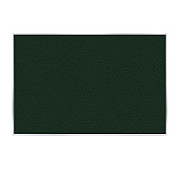 Ghent Vinyl Bulletin Board with Aluminum Frame, 87.91" x 48.5", Ebony Surface, Satin Aluminum Frame (AV47183)