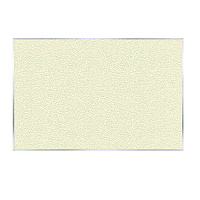 Ghent Vinyl Bulletin Board with Aluminum Frame, 87.91" x 48.5", Ivory Surface, Satin Aluminum Frame (AV47185)